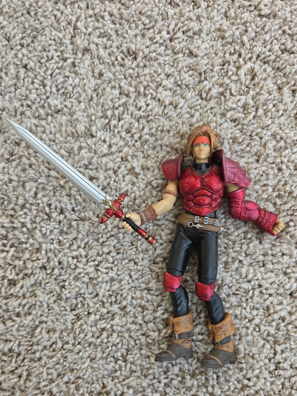 Vintage Year-2000 Blue Box Toys - The Legend of Dragoon Dart Action Figure